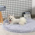 thumbnail image 5 of Estera redonda para perros, estera de felpa para mascotas, gato, Teddy, Pomerania, pequeña perrera, 5 of 5