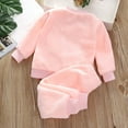 thumbnail image 6 of Toddler Baby Girl Sets 2 Piece Outfits Young 12-72 Months Long Sleeved Suits Hooded Polyester Rompers Infant Snowsuit Winter Warm Outfits For Every Holiday Legging Set 2, 6 of 7