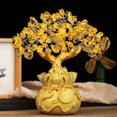 thumbnail image 5 of Árbol del dinero Feng Shui para la oficina, el hogar, la mesa, decoración Feng Shui, árbol del dinero de cristal para la riqueza y la buena suerte., 5 of 5