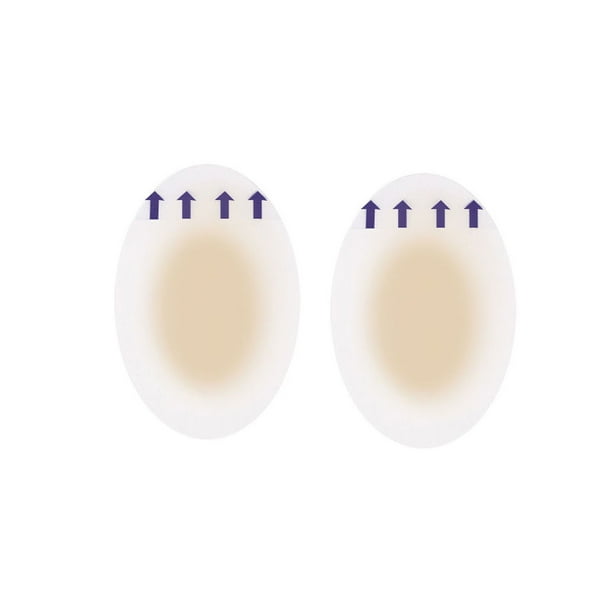 Qarigey Almohadillas protectoras de Gel para talón, 2 uds., cojín para talón, resistente al desgaste, accesorio para el cuidado de los pies, parches Accesorios de calzado 37*55mm Qarigey AP010747-05