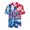 American Flag Pattern, variant on Starry Eagle American Flag Lightweight Men's Short Sleeve Button Down Shirt, Comfortable Button Front Men's Short Sleeve Shirt for Travel Beach Vacation