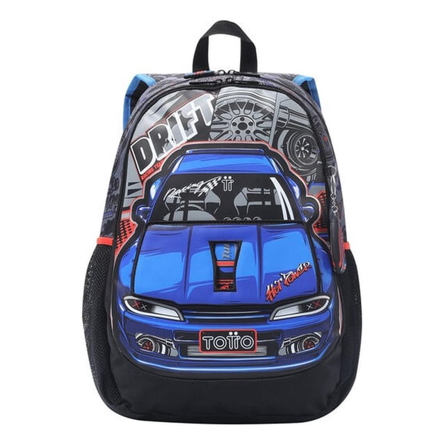 Totto Mochila Escolar Grande Para Niño | Con Organizador Interno Y Fácil De Limpiar | 16.6 Litros Ra multicolor G