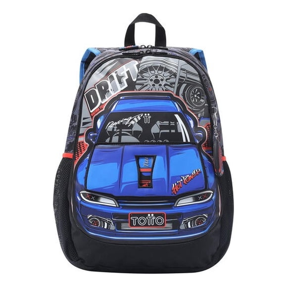Totto Mochila Escolar Grande Para Niño | Con Organizador Interno Y Fácil De Limpiar | 16.6 Litros Ra multicolor G