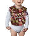 thumbnail image 6 of Kdxio Leaf And Fruit Bibs For Babies, Baby Bibs for Eating, Toddler Bibs, Waterproof Bibs, Feeding Bibs, for Toddlers, Boys, Girls, 6 of 8