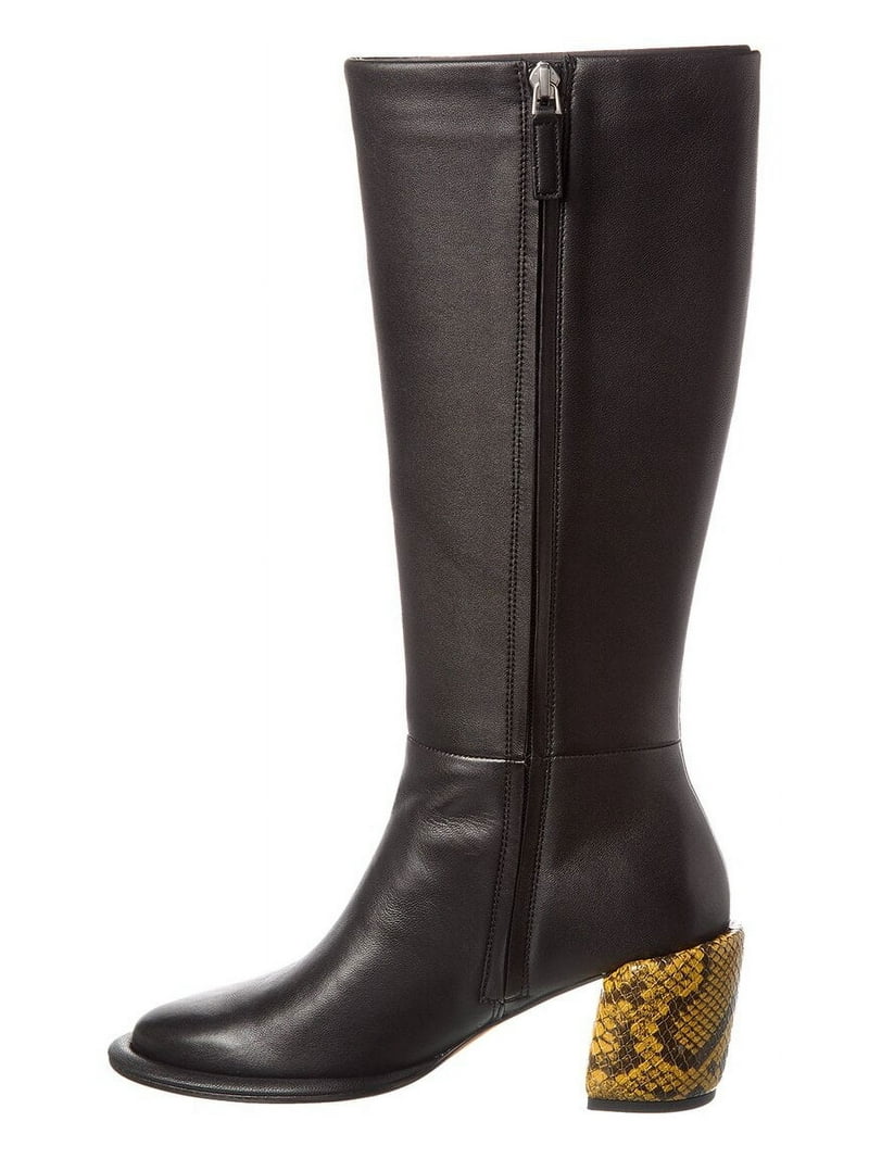 NaomiHope3000 3.1 PHILLIP LIM Womens Black Contrast Snake Heel Padded Naomi