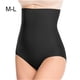 thumbnail image 1 of Bragas de mujer Calzoncillos sin costuras de cintura alta Braguita moldeadora de control de abdomen, Negro, ML seitruly AP002528-02, 1 of 5