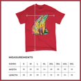 thumbnail image 5 of Tee Hunt You Only Live Once T-Shirt Cute Neon Dolphin Dean Russo Art Men's Tee, Red, Medium, 5 of 5