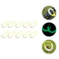 thumbnail image 5 of CIMAXIC 10Pcs Tent Rope Buckles Fluorescent Rope Fastener Camping Tent Accessories,1.97"X1.06"X0.12", 5 of 5