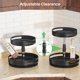 thumbnail image 2 of Lazy Susan Organizador de especias de 2 niveles – Organizador giratorio de condimentos de metal, plataforma giratoria de altura ajustable, organización de especias para gabinete, despensa, mostrador d, 2 of 5