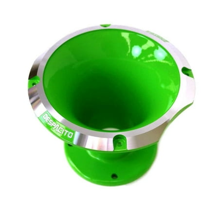 Circular Despacito Aluminum Bolt-on High Frequency Horn Flare GREEN with2-in Throat - image 4