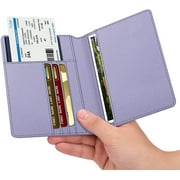 Fintie RFID Blocking Passport Holder, Lilac Purple, 2-Piece
