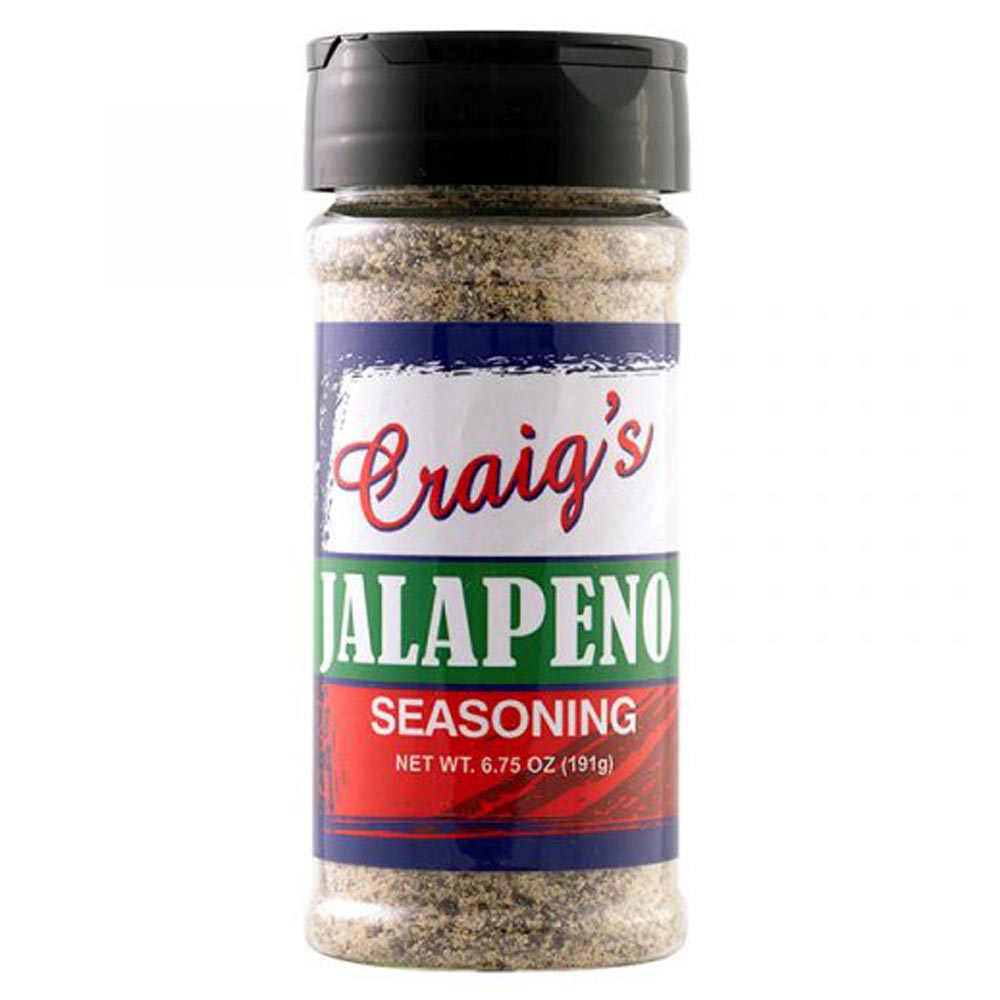 Craigs Jalapeno Seasoning Blend 6.75 Oz All Purpose Tangy Heat 09480