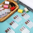 thumbnail image 5 of 14 Boxes Mini Quick Fix Sewing Kit Easy Pre Threaded Needle Basic Personal Plastic Holder, 5 of 7