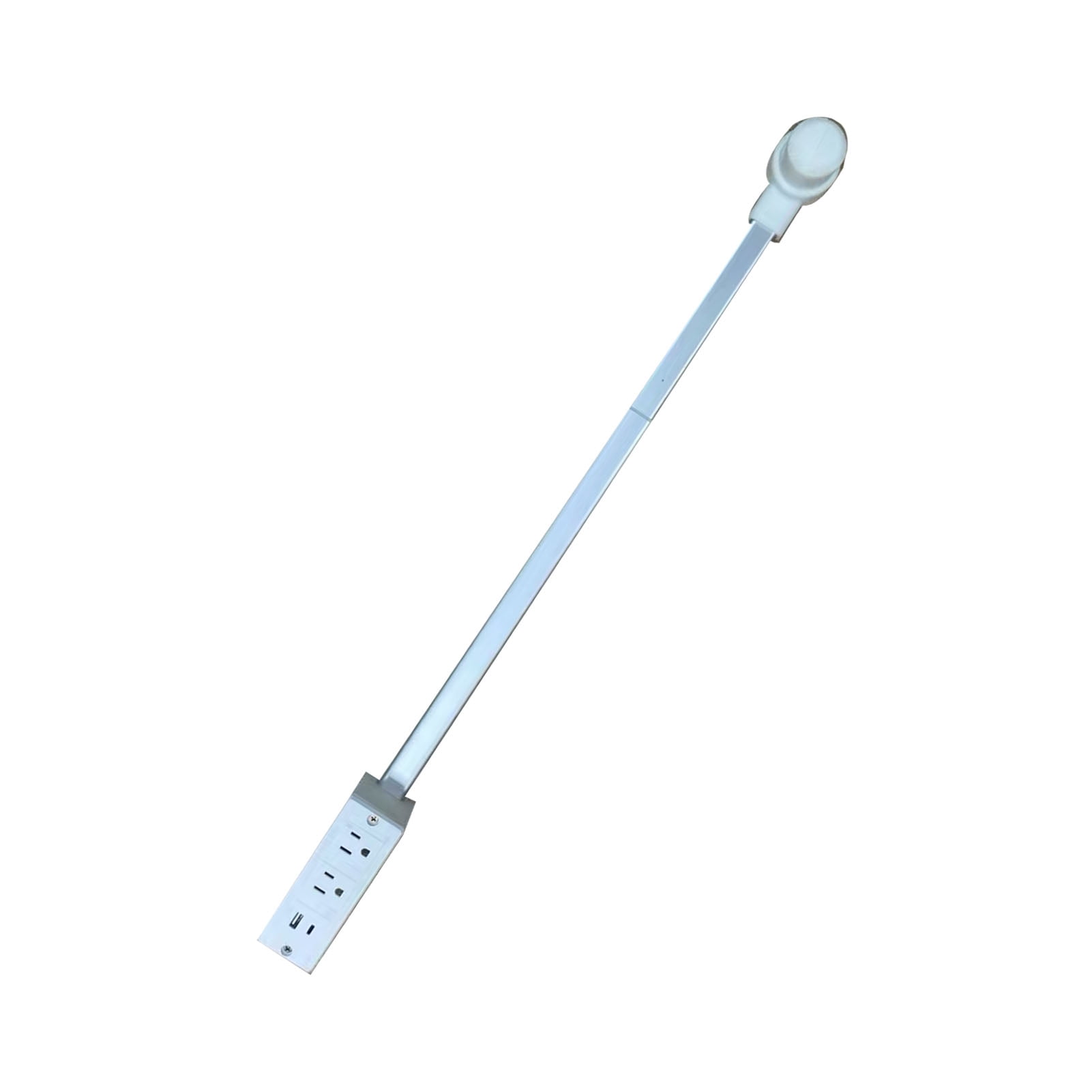Extenseur de Prise Électrique 22 à 34 Pouces Longueur Réglable Multiprise Extensible avec 2 Prises AC 1 USB A 1 USB C pour Canapé Lit Bureau