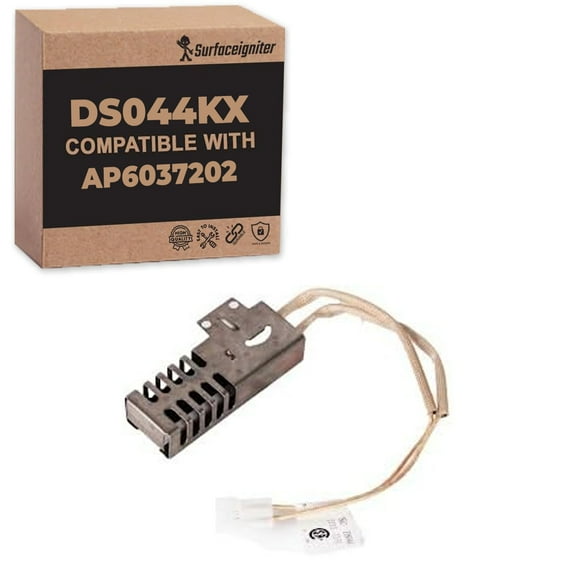 Surface Igniter DS044KX 3.2 to 3.6 Gas Range Oven Igniter Replacement for W10918546 - Premium Replacement Igniter for Gas Range Ovens