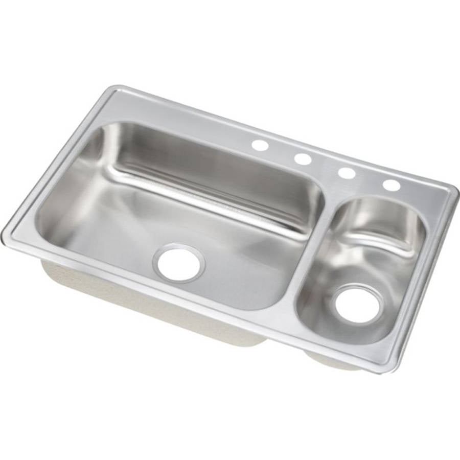 Elkay DSEMR23322R4 Dayton Elite Stainless Steel Double Bowl Top Mount