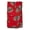 Red, variant on Day of the Dead Theme Scarf - Red