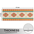 thumbnail image 5 of Kitchen Rugs Sets Of 2,Colorful Geometric Striped Pattern Anti Fatigue Kitchen Mat Rugs Non Slip Washable,Decorative Kitchen Floor Mats for Kitchen,Sink,Laundry,17"X47", 5 of 5
