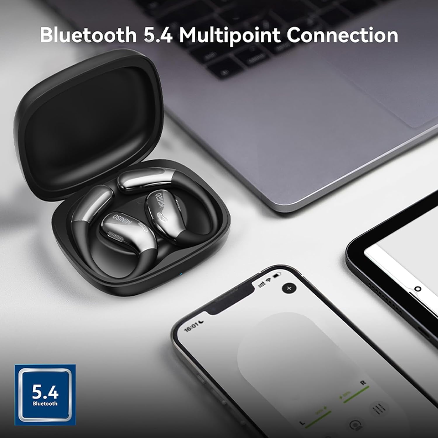 MINISO X28 AI 135 Language Real Time Translation Earbuds Air Conduction Sport Wireless Earphones