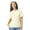 Off-White, variant on Gildan Unisex Hammer Short Sleeve T-Shirt 100% Ring-Spun Cotton Modern Classic Fit Plain Tee (Black, L)