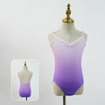 thumbnail image 2 of ZACPNCV Girl’s Camisole Dance Leotards Ballet for Kids Backless Ballet Dance Leotards Purple 17-18 Years, 2 of 5