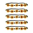 thumbnail image 1 of EeaseMX 5 guirnaldas hawaianas de girasol para el cabello, guirnaldas para fiestas, simulan una banda para el cabello con flores, estilo bohemio, tocado, tema de playa, regalos para fiestas, 1 of 7