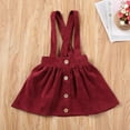 thumbnail image 2 of Qiylii Baby Girl Solid Color Suspenders Short Skirt Party Festive Clothes, 2 of 8