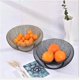 thumbnail image 4 of Metal Mesh Fruit Basket, Round Black/Gold Metal Fruit Vegetable, Egg, Bread Storage Bowl Holder Stand, 4 of 4