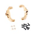 thumbnail image 1 of Gold Brass C Seat Replacement Parts (2pcs with Screw Set) - 13g Upgrade Accessories for Traxxas 1/18 TRX-4M Land Rover Defender & Ford Rampage RC Vehicles, 1 of 6