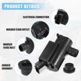 thumbnail image 3 of Limpiaparabrisas Motor Bomba para Toyota - 1uds Negro, 3 of 6