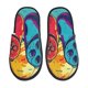 thumbnail image 1 of Fotbe Gaming Pantuflas Peludas para Mujer con Estampado, Zapatillas de Peluche, Zapatos de Invierno para Casa, Uso Interior y Exterior-Medium, 1 of 8