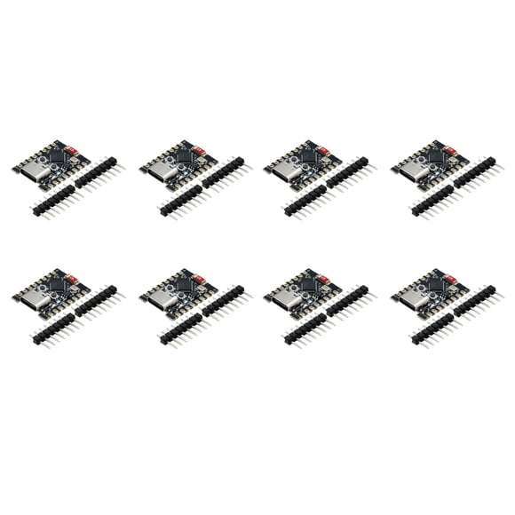 8X Placa de Desarrollo ESP32-C3 ESP32 Mini WiFi Placa de Desarrollo Bluetooth Fácil Expansión y Flexibilidad de Fuente de Alimentación