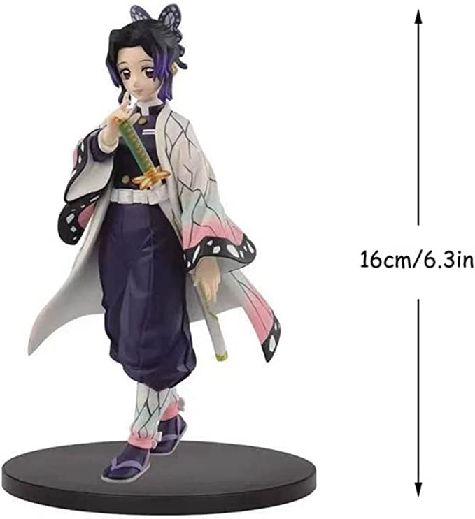 Anime Action Figures Action Figures, Demon Slayer Kochou Shinobu Anime  Figure, Cartoon PVC Anime Characters Figure Statue, Luxu 