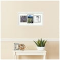 thumbnail image 2 of ArtToFrames Collage Photo Picture Frame with 1 - 5.5x8 and 2 - 6x6 Openings, Framed in White with Porcelain and Black Mats (CDM-3966-99), 2 of 8