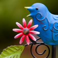 thumbnail image 4 of 1 Pieza Metal para Jardín Pájaros,Estaca Metal para Pájaros,Campanilla Viento con Campana,Decoración Al Aire Libre, Navidad, Jardín, Decoración de Pájaros, Campanilla de Viento, D, 4 of 8