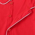 thumbnail image 6 of Generic Christmas Clothes for Toddler Boys Long Sleeve New Red Solid Colour Pajamas Children Cardigans Sleepwear Tops Pants 2PCS Outfits Set (3-4 Years,B), 6 of 9