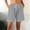 Gray, variant on ByworldtasicNo Boundaries Women's Athletic Shorts Drawstring Elastic Waist Summer Beach Shorts with Pockets