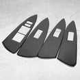 thumbnail image 2 of Window Lifter Panel For  4pcs/Set Carbon Fiber Window Lifter Switch Panel Cover Trim Fits For   06-12, 2 of 8