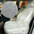 thumbnail image 3 of HLONK 20Pcs Disposable Seat Covers Plastic Car Seat Cover Dustproof Car Seat Protector(Transparent), 3 of 9