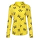 thumbnail image 4 of Puntoco - Blusa informal de manga larga con cuello en V y botones para mujer Puntoco Puntoco-325, 4 of 9