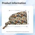 thumbnail image 5 of Gaeub Multi-Colored Roosters Print Cleaning Working Cap,Unisex Scrub Cap Nurse Hat,No-Slip Scrub Cap for Men & Women, 5 of 7
