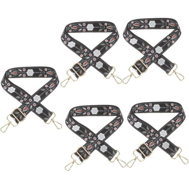 Huggegwe 5 Pcs Sangle de Sac Bandoulière Sacs à Main Sac Fourre-Tout Femmes Sac Fourre-Tout Sac à Main DIY Remplacement Sangle pour Sac DIY Remplacement Sangles pour Pochette Rallonge de Ruban CJB91-16773