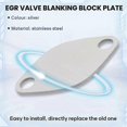 thumbnail image 4 of 2Pcs EGR Valve Blanking Block Plate Kit for Renault Espace Laguna Master Trafic Vauxhall Movano EGR Edition 0708, 4 of 5