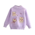 thumbnail image 7 of Zorckvet Baby Girl Clothes Knitted Sweater Crewneck Long Sleeve Tops Comfy Pullover Winter Clothes, 7 of 7