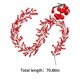 thumbnail image 3 of Guirnalda festiva Fiudx Decoraciones navideñas iluminadas en rojo, 3 of 7