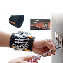 GoXteam 2Pack Magnetic Wristband with 15 Strong Magnets, Tool Belt Magnetic Wrist band for Holding Screws, Nails, Drill Bits, Perfect Gifts Gadgets for Men, Father, Dad, Husband and Carpenters
