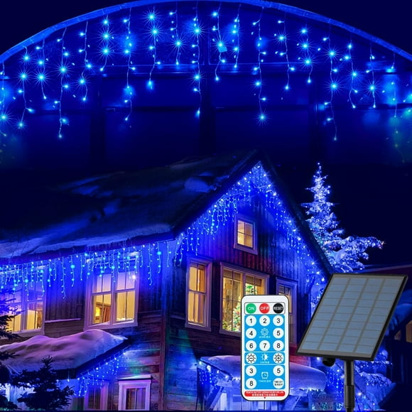 Luces solares navideñas KiflyTooin 320 LED, 9 m, resistentes al agua