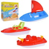 Bath Toy Boat- Pool fun, Beach fun Speed Boat, Sailing Boat for kids, toddlers, babies Birthday Gifts,Gifts 3 PCs