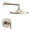 Brushed Nickel, variant on Moen UTS32002EPBL Arris Single Function Pressure Balanced Valve Trim Only - Black