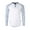 White / S Blue, variant on ZIMEGO Men’s Casual Color Block Long Sleeve Raglan Athletic Fashion Henley Shirt